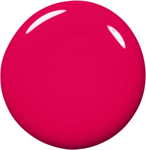 A bright pink round object with a shiny, reflective surface, no other visible details.