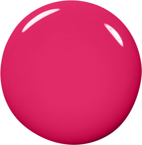 A shiny pink sphere with some white highlights reflecting light.