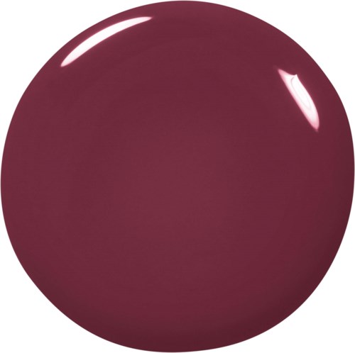 A large, shiny, dark red marble with reflections on its surface.