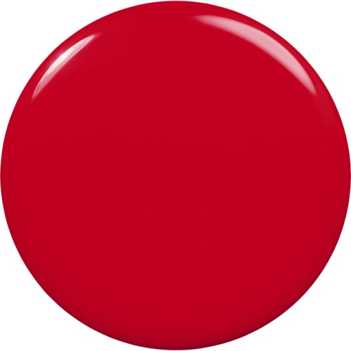 A shiny red sphere with a reflection near the top left.