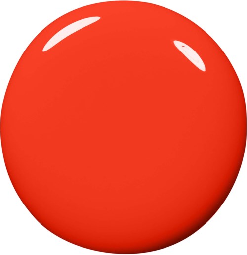 A red cherry with a smooth round shape and shiny surface. It has a small highlight, indicating it is glossy.