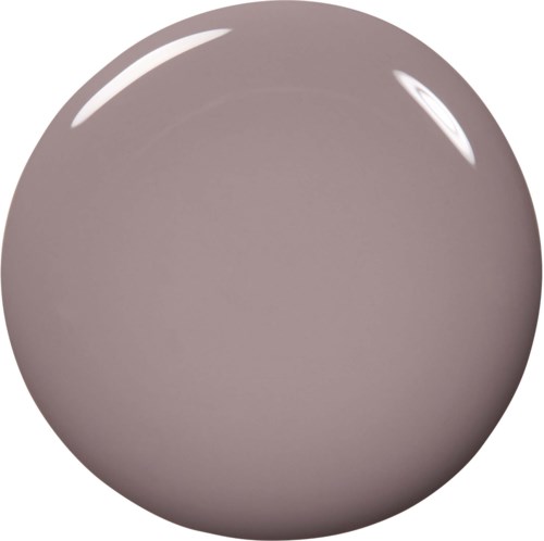 A shiny, smooth, grayish-brown spherical object.