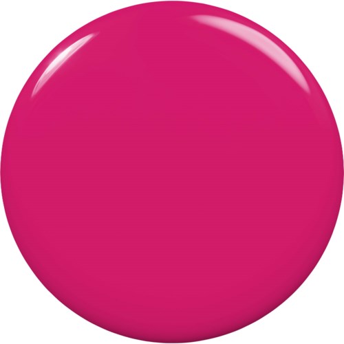 A shiny pink circular button or sphere with a bright light reflection on the top left.