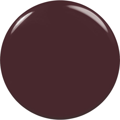 A large, shiny dark red circle with a glossy reflection, resembling a polished marble or ball.