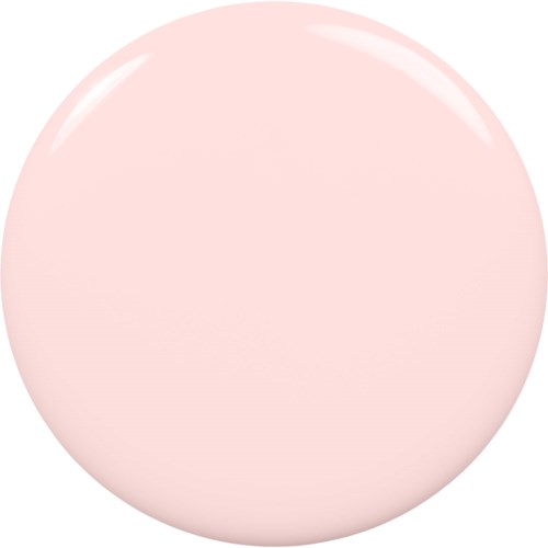 En stor, glänsande, rund rosa boll. Ser mjuk och len ut.