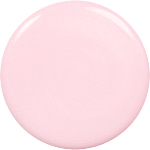 Ein rosa, runder, glatter Gegenstand mit einer glänzenden Oberfläche, ähnlich einer weichen, pastellfarbenen Kugel.