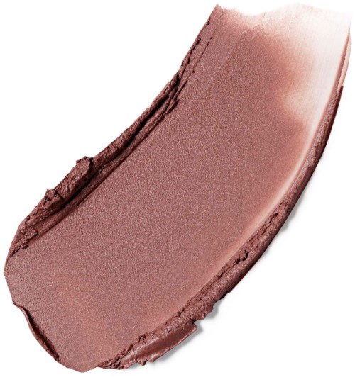A swatch of pinkish nude lipstick with a smooth, creamy texture and slight sheen.