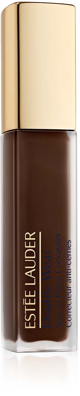 A brown lipstick with a gold cap from Estée Lauder, labeled 'Pure Color Envy Sculpting Lipstick'.