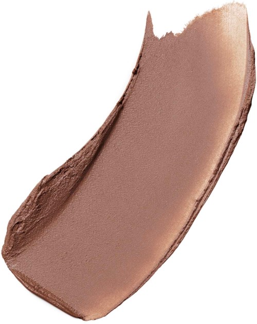 A swatch of beige foundation makeup with a smooth, creamy texture.