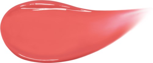 A large, pinkish lip gloss or lipstick with a shiny, smooth surface and a slight curve.