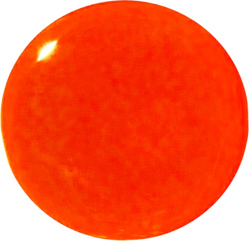 A red, round object with a shiny spot, possibly a fruit or ball.