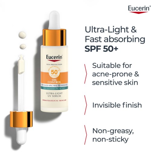 Eucerin Sun Oil Control​ Daily UV Serum​ SPF50+ 30 ml