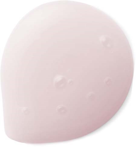 Ein rosa, runder Gegenstand mit Beulen, sieht aus wie ein Kuscheltier oder Süßigkeit.