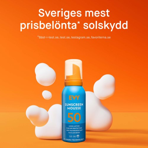 EVY Sunscreen mousse spf 50  100 ml