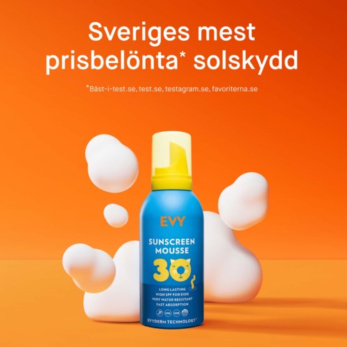 EVY Sunscreen Mousse SPF30 Kids 150 ml