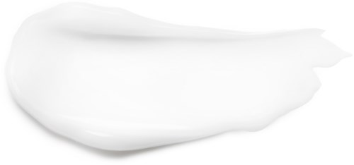 Eine weiße Creme oder Lotion auf schwarzem Hintergrund, glatte Textur.