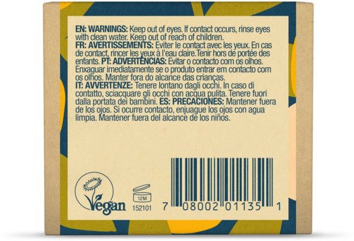 Warning label with safety instructions in multiple languages, including English, French, Spanish, and Italian.