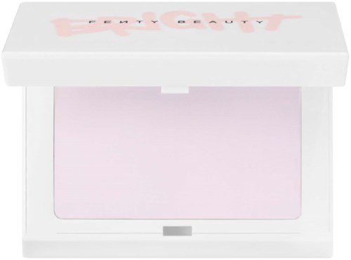A white box with pink Hello Beauty text and pink blush inside. It looks like makeup or beauty product packaging.