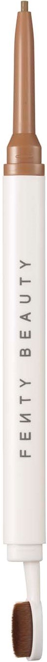 A white and brown makeup pencil with a built-in brush on one end. The product is labeled 'Fenty Beauty'.