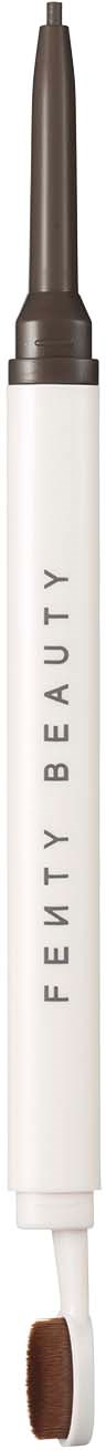A white makeup pencil with a brown tip and a marking that says "FENTY BEAUTY".
