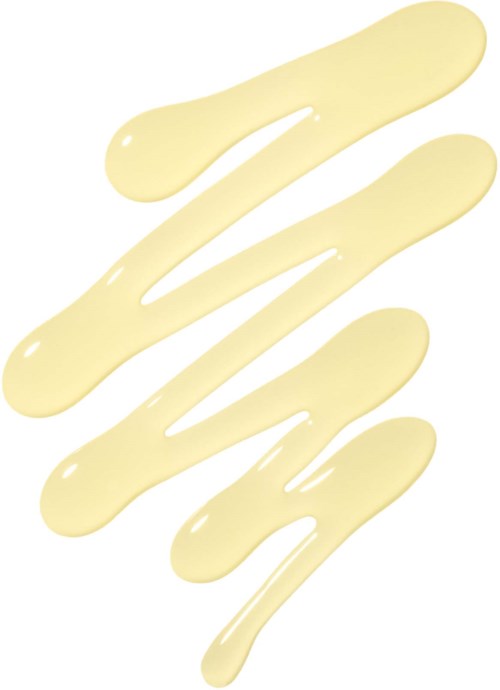 Cream-colored squiggly lines on a white background. Simple and abstract design.
