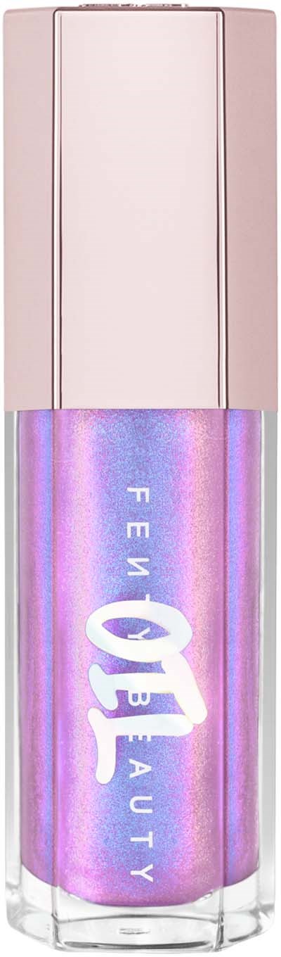 A shiny, purple-lilac nail polish bottle with the brand name 'F.E.V. Beauty' on it.