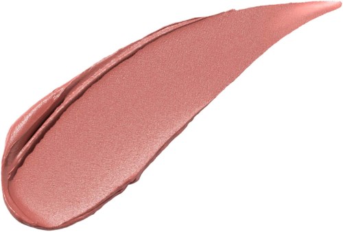 A smudge of pinkish-brown cream or lipstick, with a smooth, slightly shiny texture.