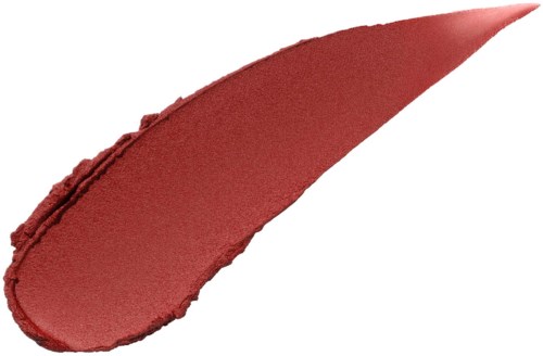 A smear of dark pink or red lipstick with a creamy texture and smooth edge.