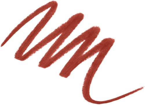 A red, thick, wavy line drawn on a black background, resembling a brush stroke or scribble.
