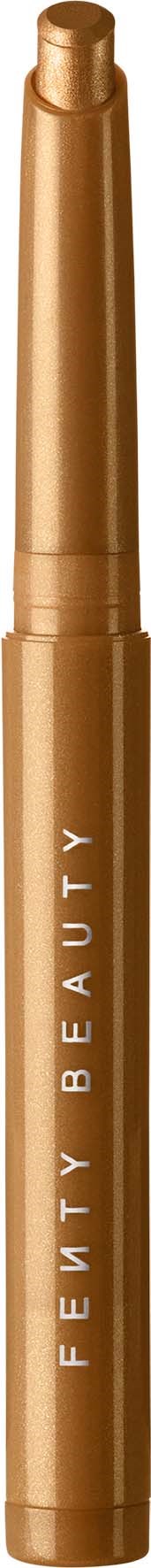 A gold-colored makeup pencil with the words 'FENTY BEAUTY' printed on it.