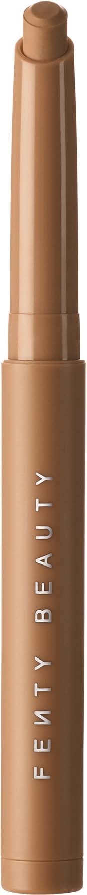 A beige makeup pencil with the words 'Fenty Beauty' written vertically on it.