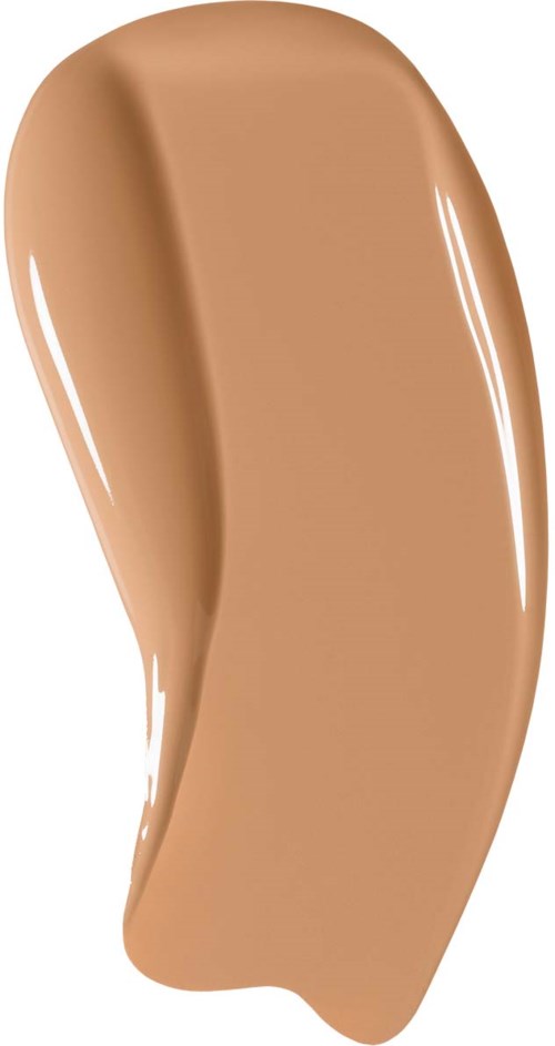 En prov av beige makeup eller foundationkräm med en slät, glänsande yta.
