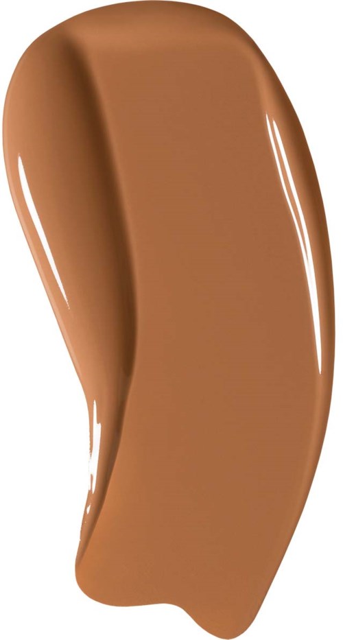 En slät, kurvig klump av beige eller ljusbrun vätska, som liknar makeup eller foundation.