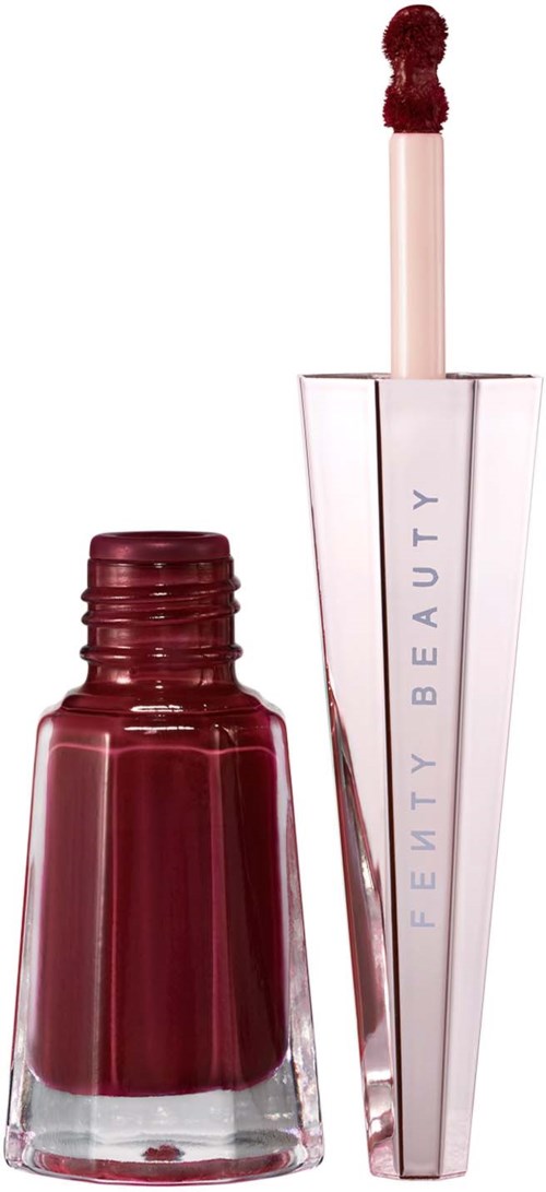 Lip gloss tube and applicator with 'Beauty by Fenty Beauty' logo.