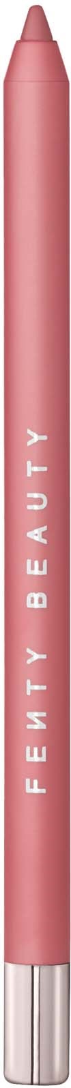 Pink pen with silver tip, labeled 'Fenty Beauty'. It is a makeup or cosmetic pen.
