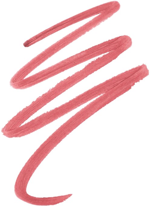 Red makeup or lipstick swipe on a white background.