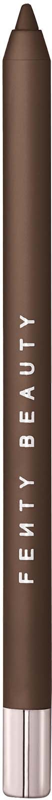 A brown pen with silver tip and the words "FENTY BEAUTY" written vertically on it.