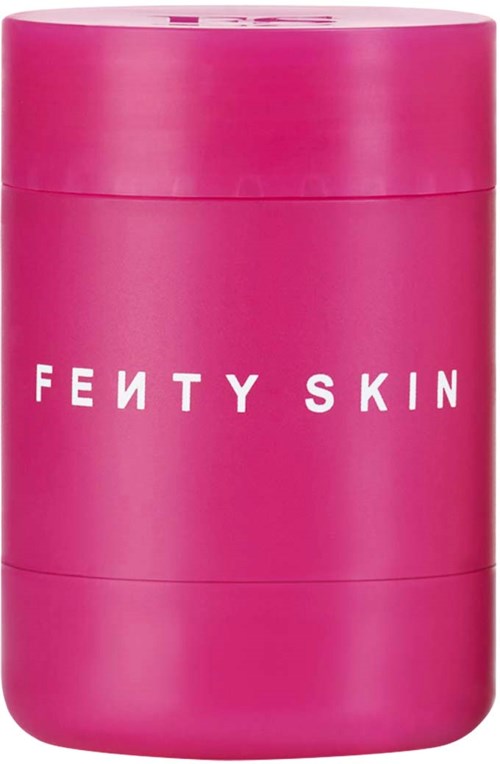 A large pink container with the words 'Fenty Skin' written on it.