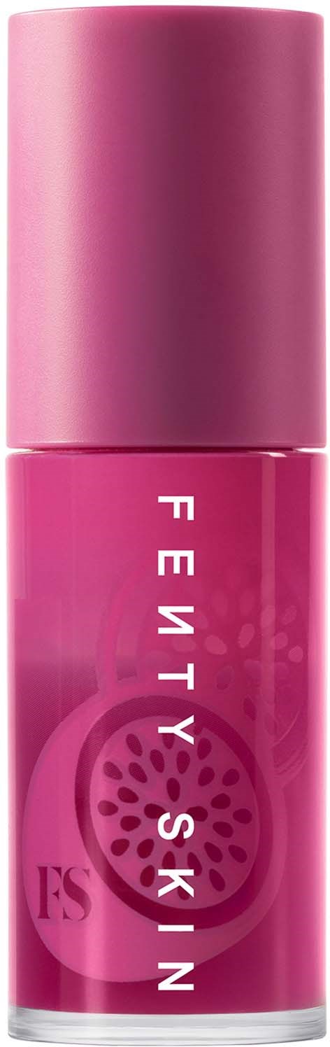 Pink cylindrical container with 