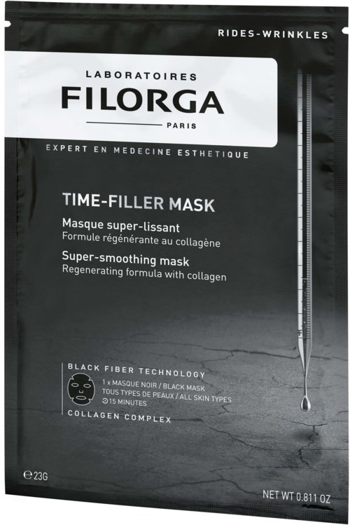 Paket mit Spa-Gesichtsmasken mit schwarzen Faser und Kollagen, für glatte Haut, 15 Minuten.