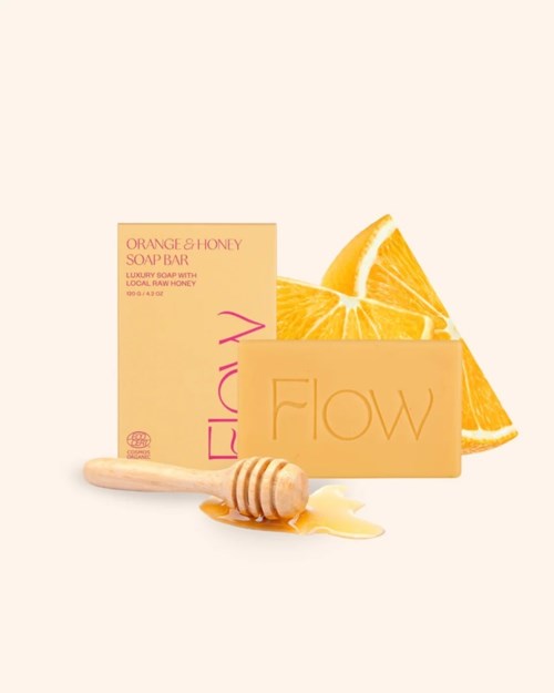 Flow Cosmetics Orange & Honey Soap Bar 120 g