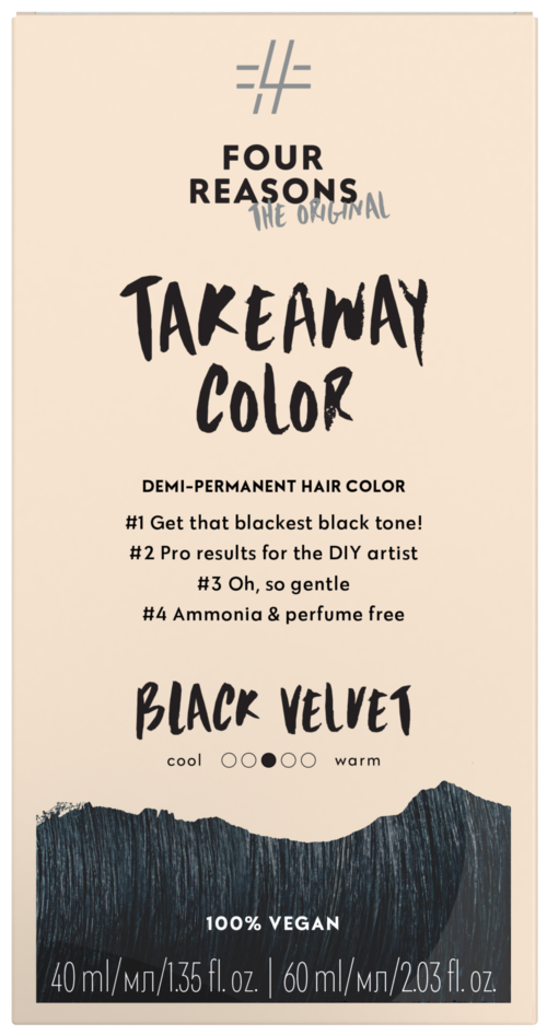Four Reasons Take Away Color 1.0 Black Velvet