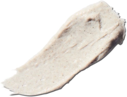 Een lepel vanille-ijs met chocoladestukjes. Romige en gladde toetje. Zwarte achtergrond.