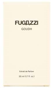 Ein Parfümkarton mit der Aufschrift FUGAZZI GOUDH, 50 ml.