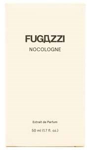 Ein Parfümverpackung mit dem Markennamen FUGAZZI NOCOLOGNE und dem Text Extract de Parfum, 50 ml.