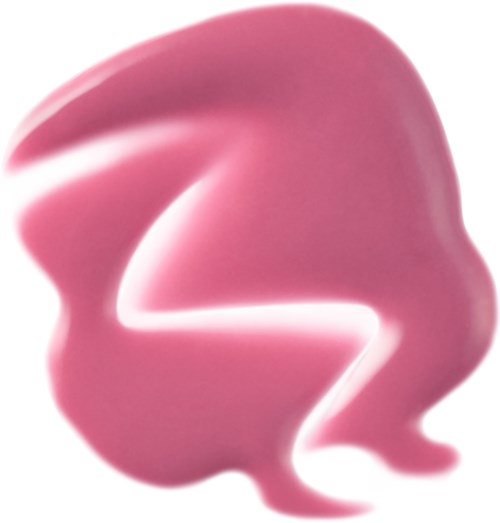 Rosa, abstrakt, slät, flytande form utan tydlig objekt eller text. Ser ut som en mjuk, rund skulptur eller form.