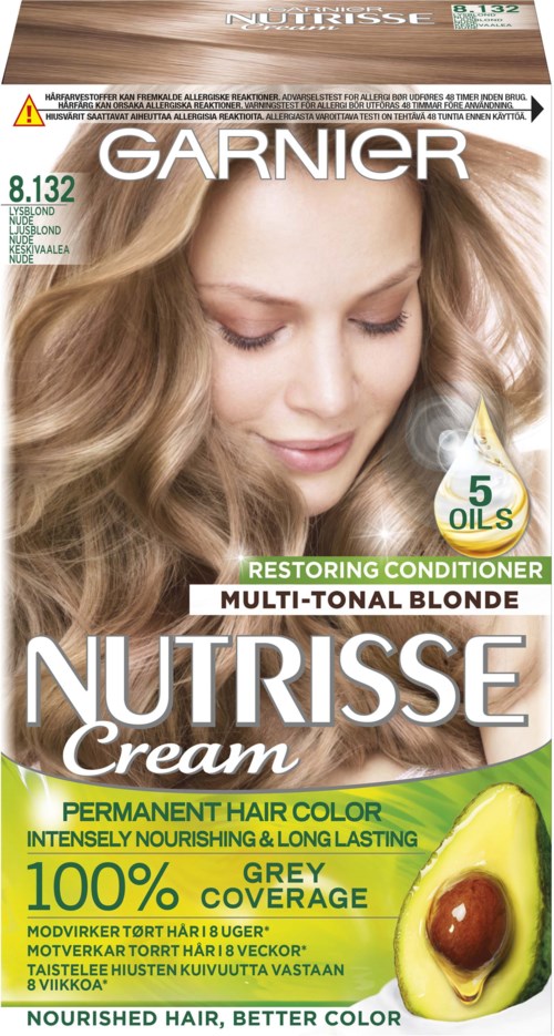 Garnier Nutrisse Nude Medium Blonde 8N