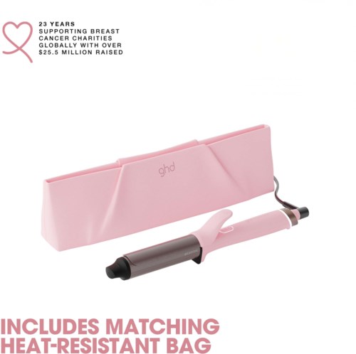 ghd Chronos Limited Edition Curve Grand Tong (32mm Barrel) in Dusted Pink