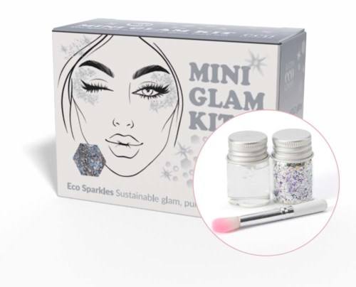 Glitter Eco Lovers Silver Holo Mini Glam Kit