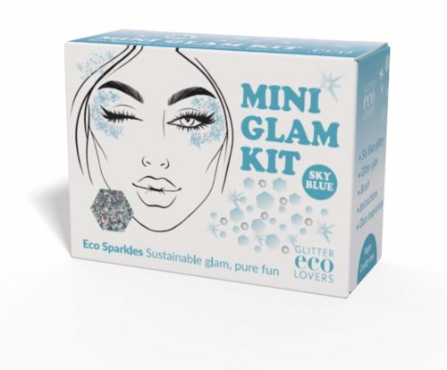 Glitter Eco Lovers Sky Blue Mini Glam Kit